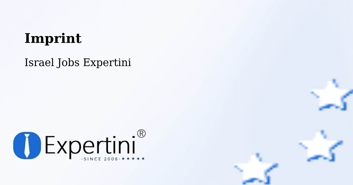 Imprint – Umm El Faḥm - Israel Jobs Expertini