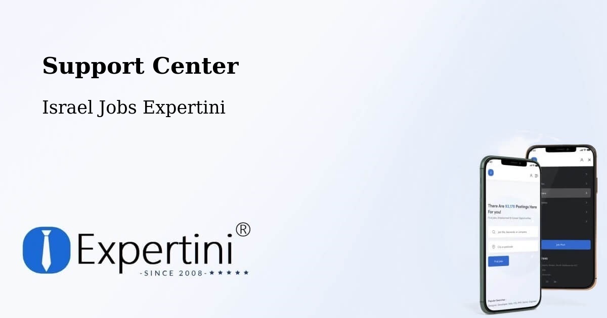 Support Services – Umm El Faḥm - Israel Jobs Expertini